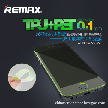 Remax Fluorescence Light Tempered Glass Screen Protector for iPhone 5/5s/5c